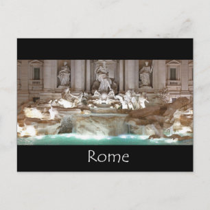 Der Trevi-Brunnen - Rom Postkarte