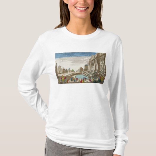 Der Trevi-Brunnen, Rom T-Shirt (Vorderseite)