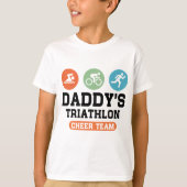 Der Triathlon-Beifall-Team des Vatis T-Shirt (Vorderseite)