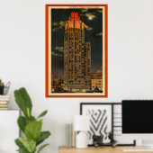Der Tribunturm von Chicago Vintag Poster (Heimbüro)
