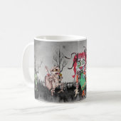 Der Trick oder die Treatoren sprichwörtlich niedli Kaffeetasse (Vorderseite Links)