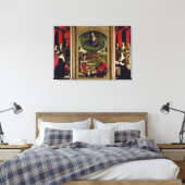 Der Triptychon Moses und der brennende Bush Leinwanddruck (Insitu (Schlafzimmer))