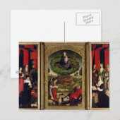 Der Triptychon Moses und der brennende Bush Postkarte (Vorne/Hinten)
