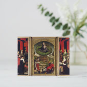 Der Triptychon Moses und der brennende Bush Postkarte (Stehend Vorderseite)