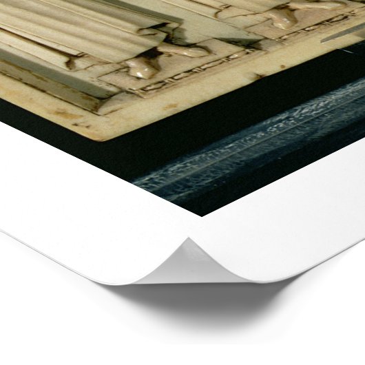 Der Triptychon von Harbaville, der Christus mit Be Poster (Ecke)