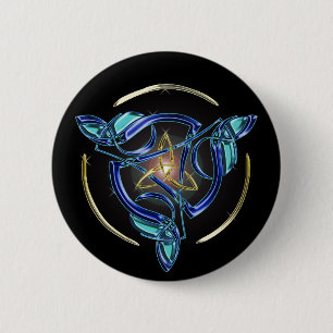 Der Triquetra Knopf Button