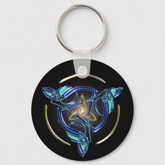 Der Triquetra-Schlüsselanhänger Schlüsselanhänger (Vorderseite)