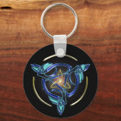 Der Triquetra-Schlüsselanhänger Schlüsselanhänger (Vorderseite)