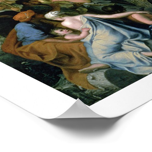 Der Triumph Alexanders oder der Eingang Alexas Poster (Ecke)