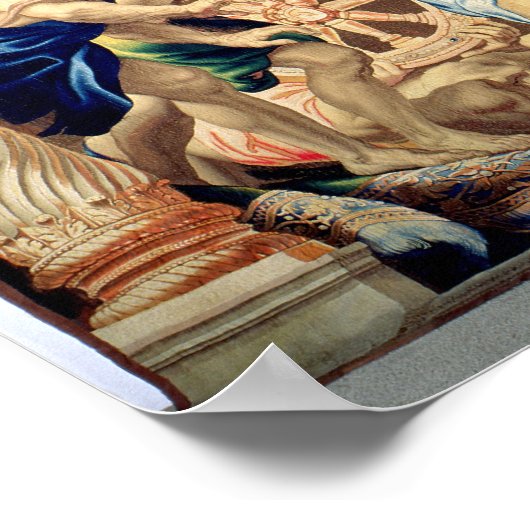 Der Triumph der Eucharistin Poster (Ecke)