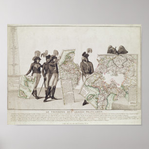 Der Triumph der französischen Armee Poster