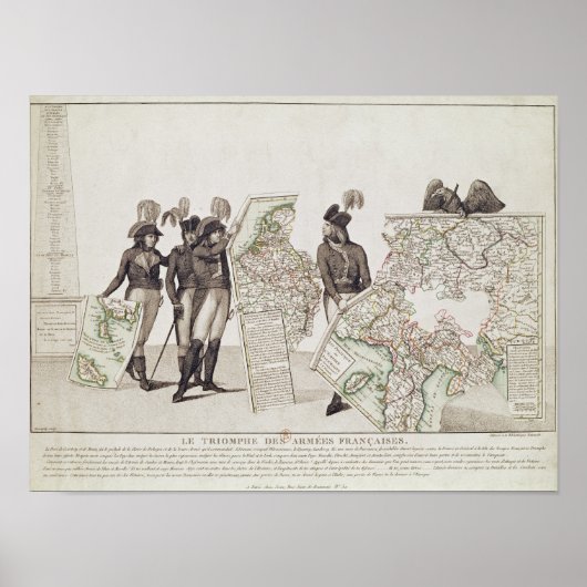 Der Triumph der französischen Armee Poster (Vorne)