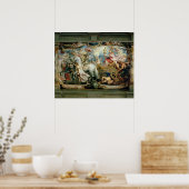 Der Triumph der Kirche Poster (Küche)