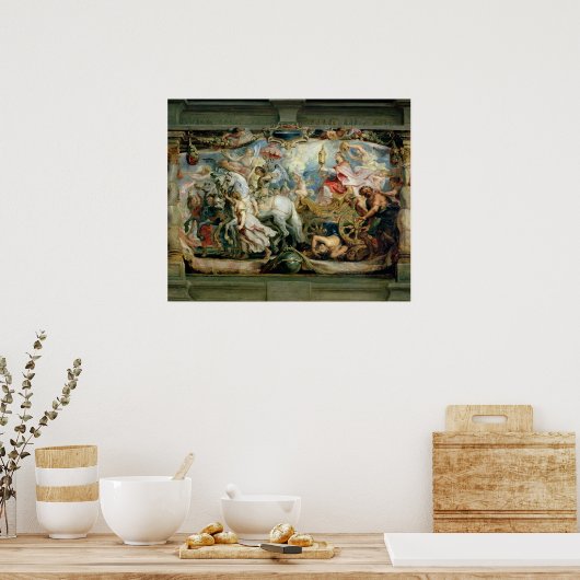 Der Triumph der Kirche Poster (Küche)