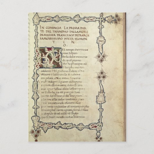 Der Triumph der Liebe Postkarte (Vorderseite)