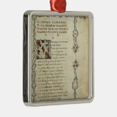 Der Triumph der Liebe Silbernes Ornament (Rechts)