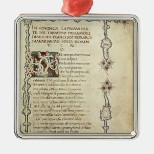 Der Triumph der Liebe Silbernes Ornament