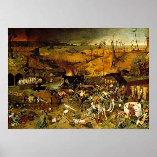 Der Triumph der Todesdrucke Poster (Vorne)