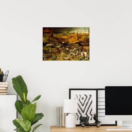 Der Triumph der Todesdrucke Poster (Heimbüro)