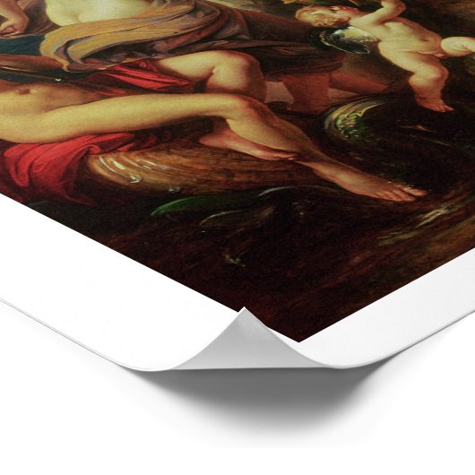 Der Triumph der Venus Poster (Ecke)