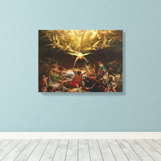 Der Triumph des Christentums durch Gustave Dore Leinwanddruck (Insitu (Holzboden))