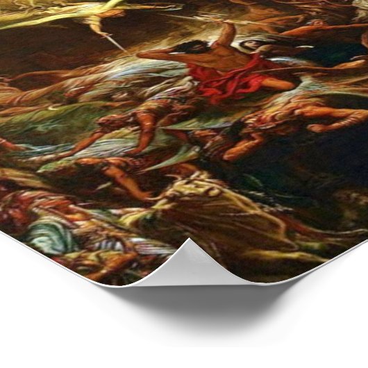 Der Triumph des Christentums durch Gustave Dore Poster (Ecke)