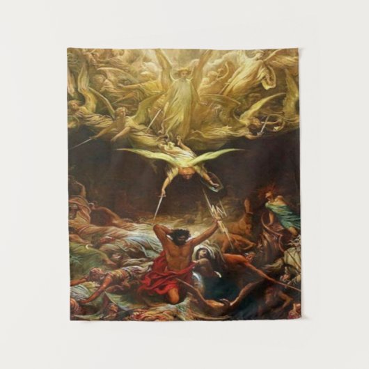 Der Triumph des Christentums von Gustave Dore Wandteppich (Vorderseite)