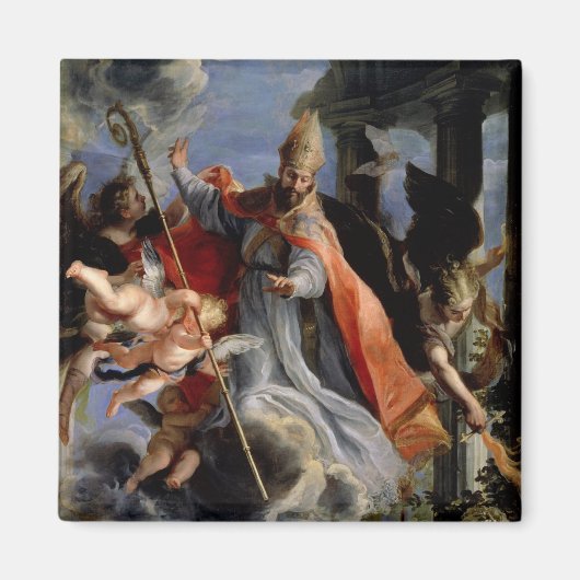 Der Triumph des hl. Augustinus 1664 Magnet (Vorne)