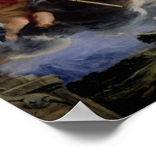 Der Triumph des hl. Augustinus 1664 Poster (Ecke)