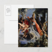 Der Triumph des hl. Augustinus 1664 Postkarte (Vorne/Hinten)