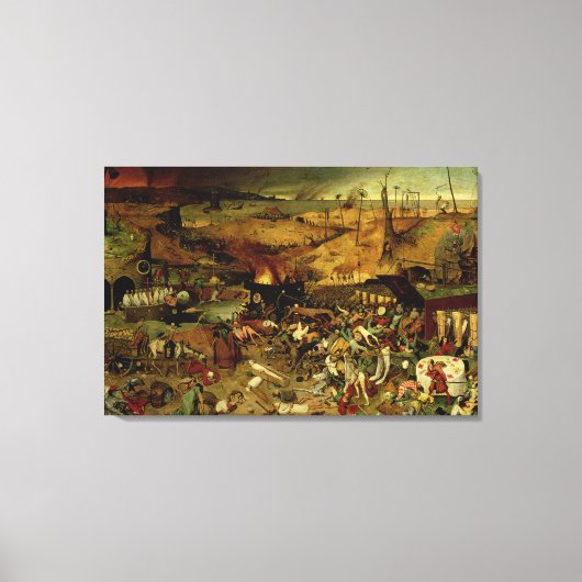 Der Triumph des Todes, c.1562 (Öl auf Tafel) Leinwanddruck (Vorderseite)