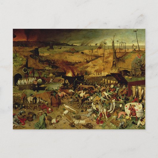 Der Triumph des Todes, c.1562 (Öl auf Tafel) Postkarte (Vorderseite)