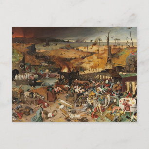 Der Triumph des Todes durch Bruegel die älteste Po Postkarte