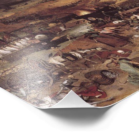 Der Triumph des Todes durch Peter Bruegel Fotodruck (Ecke)