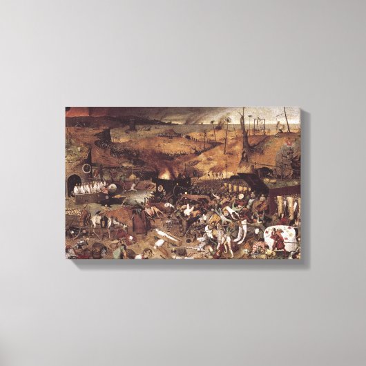 Der Triumph des Todes durch Peter Bruegel Leinwanddruck (Vorderseite)