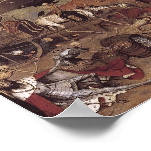 Der Triumph des Todes durch Peter Bruegel Poster (Ecke)