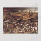 Der Triumph des Todes durch Peter Bruegel Postkarte (Vorderseite)