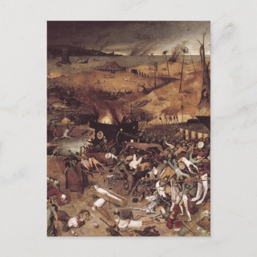 Der Triumph des Todes durch Peter Bruegel Postkarte (Vorderseite)