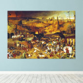 Der Triumph des Todes durch Pieter Bruegel der Ält Leinwanddruck (Insitu (Holzboden))