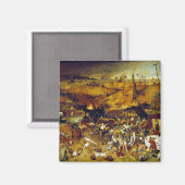 Der Triumph des Todes durch Pieter Bruegel der Ält Magnet (Vorderseite/Rückseite)