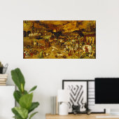 Der Triumph des Todes durch Pieter Bruegel der Ält Poster (Heimbüro)