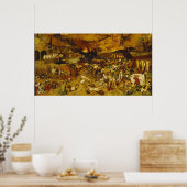 Der Triumph des Todes durch Pieter Bruegel der Ält Poster (Küche)