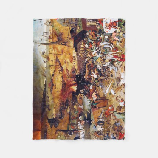 Der Triumph des Todes, Pieter Bruegel Fleecedecke (Vorderseite)