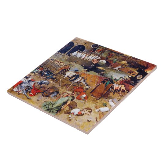 Der Triumph des Todes, Pieter Bruegel Fliese (Seite)