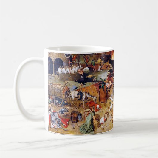 Der Triumph des Todes, Pieter Bruegel Kaffeetasse (Links)