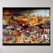 Der Triumph des Todes, Pieter Bruegel Poster (Vorne)