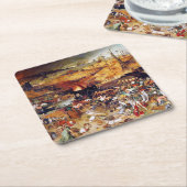 Der Triumph des Todes, Pieter Bruegel Rechteckiger Pappuntersetzer (angewinkelt)