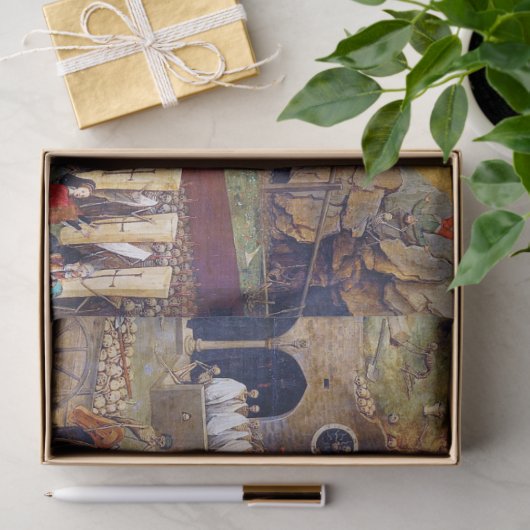 Der Triumph des Todes, Pieter Bruegel Seidenpapier (Geschenk)