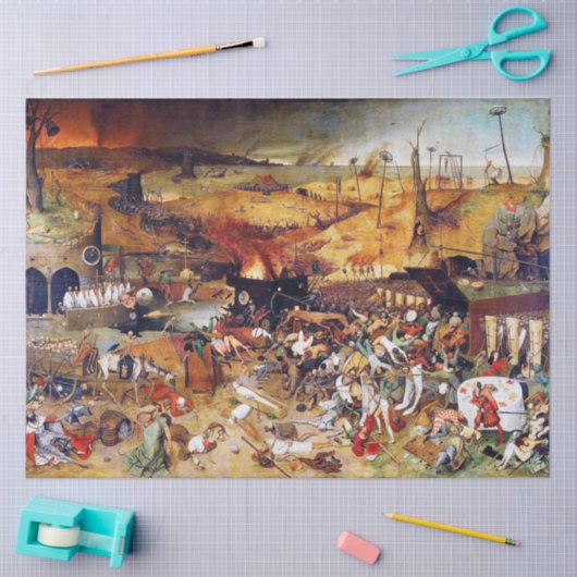 Der Triumph des Todes, Pieter Bruegel Seidenpapier (Basteln)