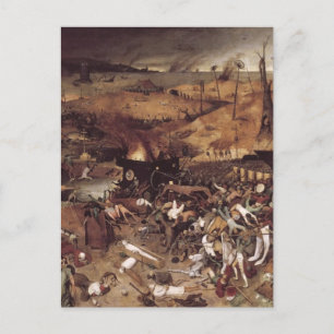 Der Triumph des Todes von Peter Bruegel Postkarte